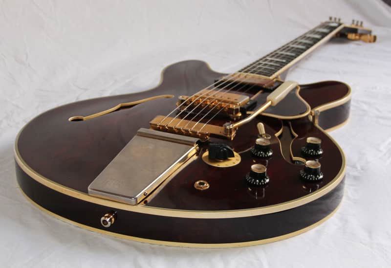 Gibson ES-355 TDSV 1977 cherry image 1