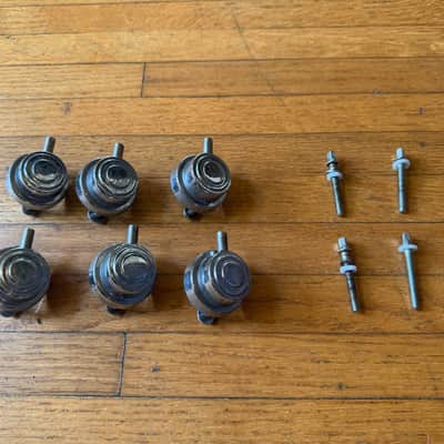 6 pack Vintage DW / Camco Collectors Turrent 80's 90' Style drum lugs image 1