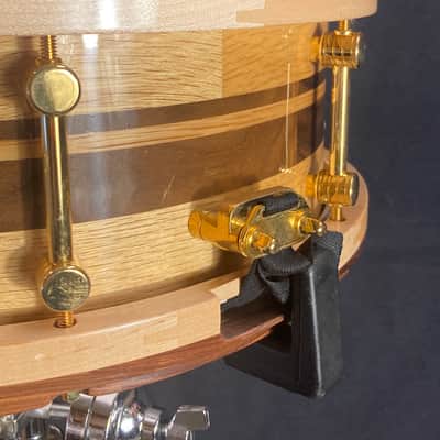 Pro-Mark / Stanbridge - Limited Edition 5.5x14" Japanese White Oak & Walnut Snare Drum (#8 of 50 in 5.5") 2007 image 18