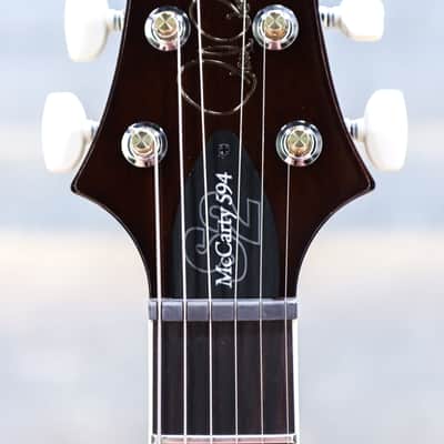 PRS S2 McCarty 594 Singlecut Black Amber Pattern Vintage Electric Guitar w/Bag image 7