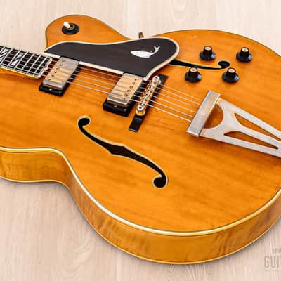 1969 Gibson Super 400 CES Vintage Archtop Electric Guitar Natural w/ T Tops & 1950s Lifton Case image 12