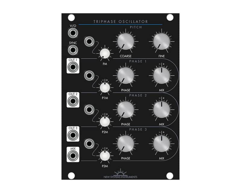 B Stock New Systems Instruments Triphase Oscillator Eurorack Module image 1