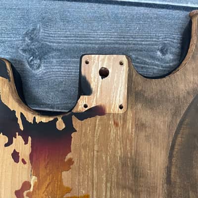 Rory Gallagher Stratocaster Body Sunburst Heavy Relic image 10