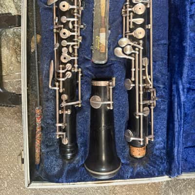 Larilee brand wood Oboe with case. Made in France image 1