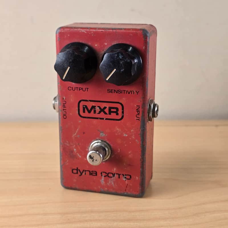 Vintage 1980 MXR Dyna Comp Block Logo Compressor Pedal image 1