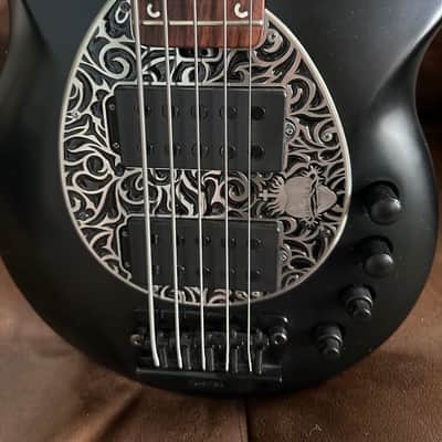 Ernie Ball Music Man Bongo 5 HH -2009- Stealth Black image 1