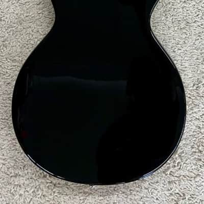 Luna ATHHBG12BLK Athena Semi-Hollow-Body 12 string Electric Guitar, Black image 2