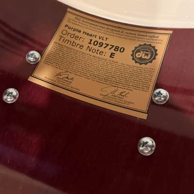 DW Collector's Series Purpleheart 6.5x14" Snare Drum image 18