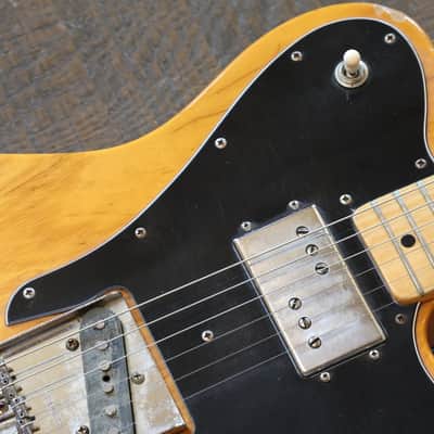 Vintage! 1975 Fender Telecaster Custom Natural Electric Guitar All Original! + OHSC image 7