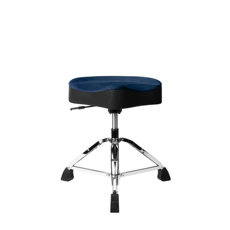 Gator Air Glide Drum Throne Saddle Seat, Blue image 1
