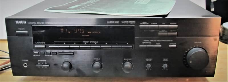 Yamaha RX-V490 Natural Sound Receiver 70W per Channel / Magnetic Phono Input & 5.1 image 1