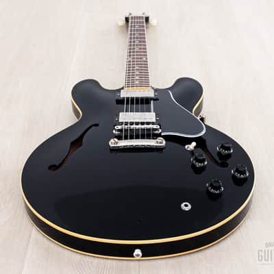 2022 Gibson Custom Shop 1959 ES-335 Murphy Lab Ultra Light Aged Ebony w/ Custombucker PAFs, Case & COA image 11