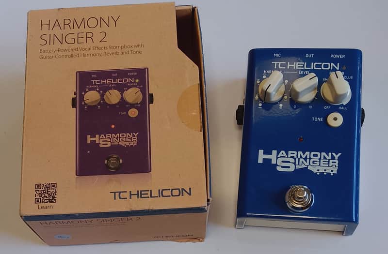 BOXED TC Helicon Harmony Singer 2 VOCAL FX REVERB TONE HARMONY GUITAR PEDAL image 1