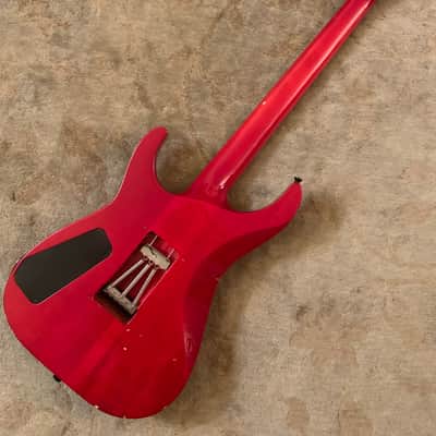 Kramer American Series Stagemaster Deluxe I late 1980's Translucent Red image 3
