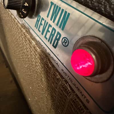 Fender Twin Reverb 2-Channel 100-Watt 2x12" Guitar Combo (likely 1973) - Silverface image 1