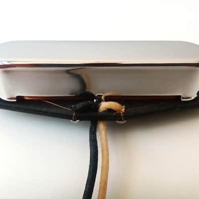 Stratocaster HOT Pickup 7kOhm A5 1pc  CHROME Nickel-Silver Cover Hand Wound Q Pickups Custom Strat Bridge Middle or Neck image 2