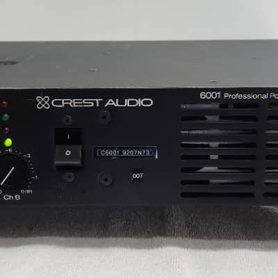 Legendary Amplifier Crest  Audio Professional Power Amplifier 6001 Crest’s legendary “overbuilt” power supply . Made In USA image 2