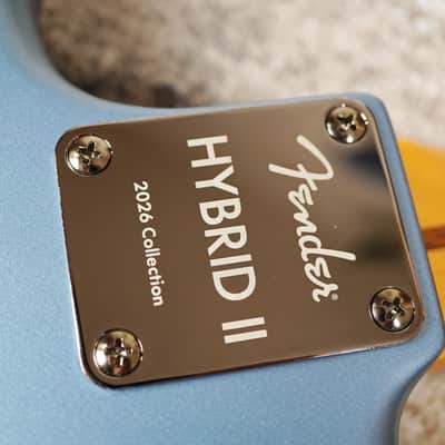 *NEW* Fender Made in Japan Hybrid II 2026 Collection Jazzmaster Satin Metallic, Matte Aero Blue MIJ image 8