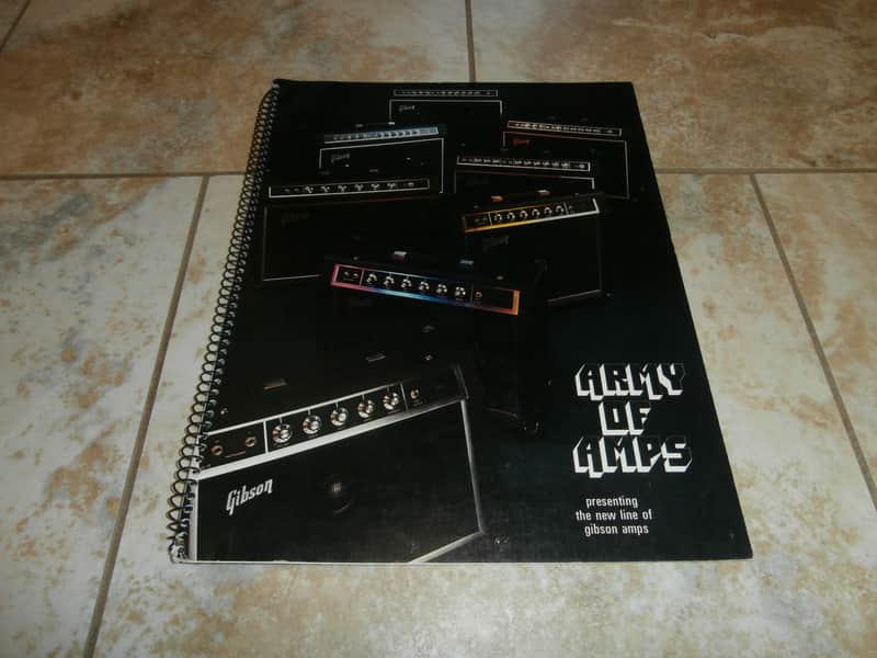 Vintage 1972 Gibson G Series Amplifier Catalog! Original Case Candy, Paperwork! image 1