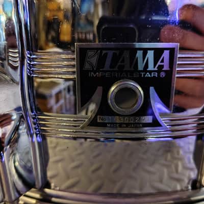 Vintage TAMA Mastercraft 8056 Steel Snare 1985/86 in Polished Mirror Chrome image 2