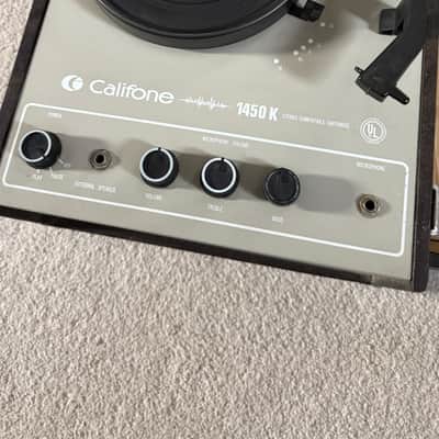 Califone 1450K 1979 - Very Rare UK Voltage Model image 2