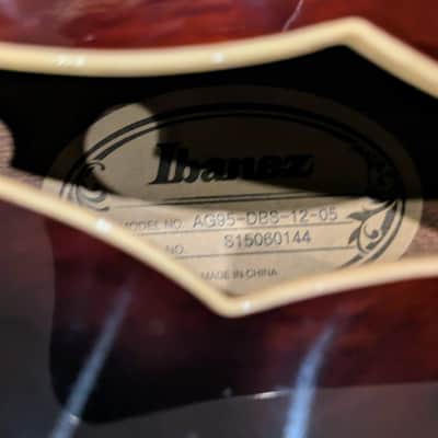 Ibanez AG95-DBS Artcore Expressionist 2013 - 2018 - Dark Brown Sunburst image 17