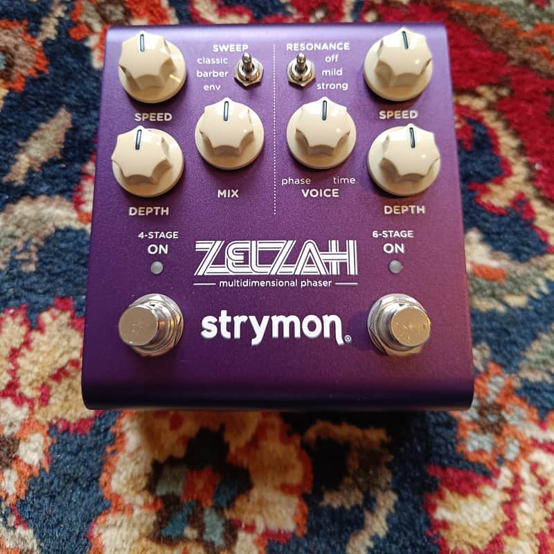 2021 – Present Strymon Zelzah Multidimensional Phaser Purple