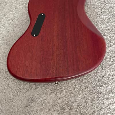 Fender Modern Player Jaguar 2011 MIC P90 Transparent Red Rare Guitar + Gig Bag image 12