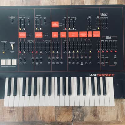 ARP 2823 Odyssey Mark III Monophonic Analog Synthesizer 1979 - 1981 - Black / Orange image 2