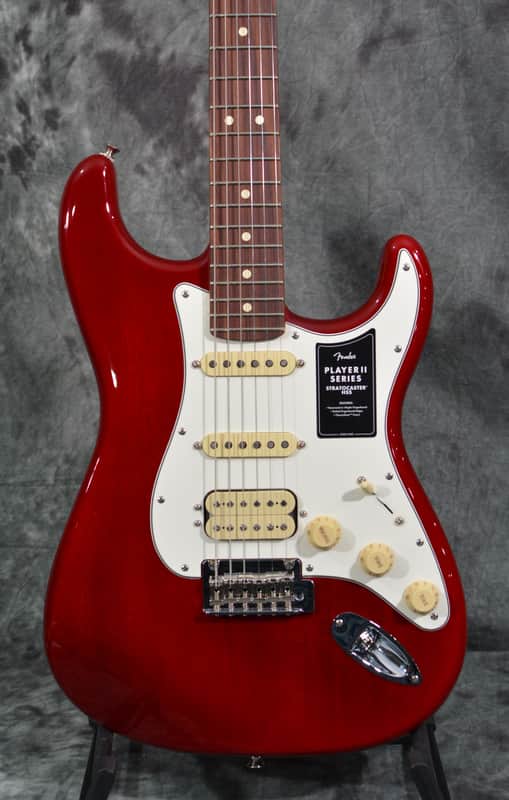 Fender Player II Stratocaster HSS Chambered Transparent Cherry Burst w/ FREE Same Day Shipping image 1