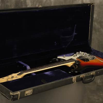original 1973 Mosrite V-II Sunburst image 23