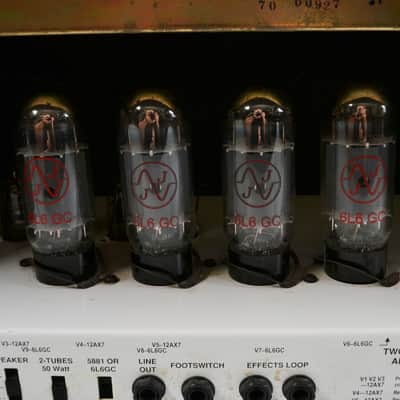 Vintage Carvin X-100 100 Watt Guitar Head Tube Amp Amplifier With Footswitch image 12