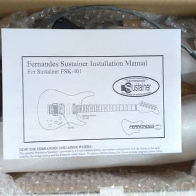 Fernandes FSK-401 Sustainer Pickup Kit Black new old stock! image 2