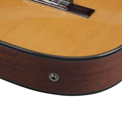 Ibanez GA5TCE3Q-AM GA Classical Guitar 6-String 3/4 Thinline Body - Amber High Gloss image 22