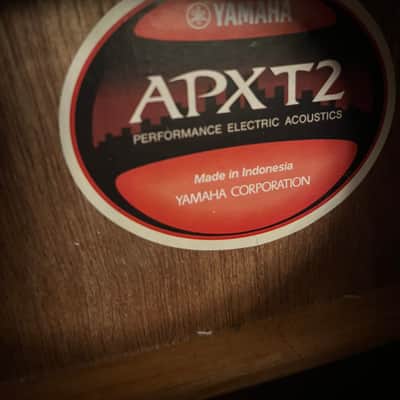 Yamaha APXT2 3/4 Size Acoustic/Electric Cutaway Guitar 2010s - Black image 3
