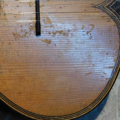 RARITÄT alte Brac Balkan Zupfinstrument BISERNICA Tamburica Tambura antik string J. Stjepusin SISAK image 18