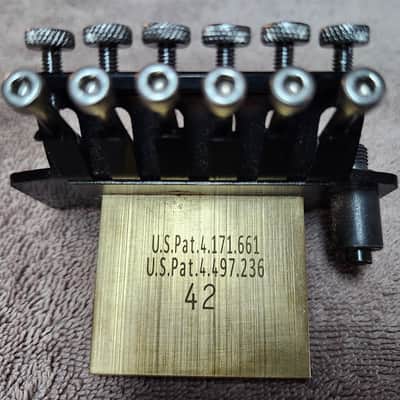 Ibanez Licensed Floyd Rose Tremolo w/ Stainless Steel & Brass Upgrades - Black image 4