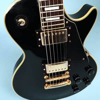 1989 Epiphone Les Paul Custom LPC-80 Open Book Ebony 1st Year image 11