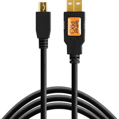 Tether Tools TetherPro USB 2.0 to Mini-B 5-Pin Cable, 15' (4.6m) image 1