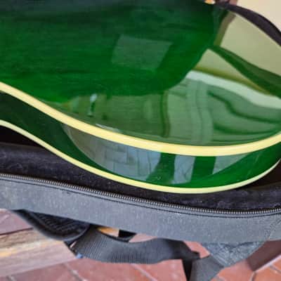 ONE OF A KIND Eastwood Bill Nelson Astroluxe Cadet Custom Prototype semi-hollow guitar Emerald Back image 12