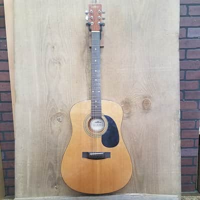 Abilene AW-20G Dreadnought Acoustic Guitar Natural image 2