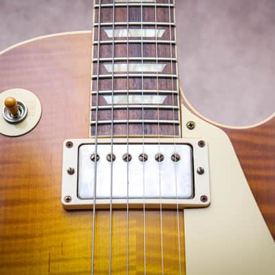 GIBSON USA Custom Shop 60th Diamond Anniversary '59 Les Paul Standard Reissue "Iced Tea Fade VOS" (2018) image 6