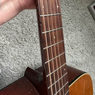 Yamaha FG-180 Jumbo Dreadnought - Nippon Gakki Red Label Japan - Freshly Serviced - Neck Reset / Nut / Saddle - Relic image 3