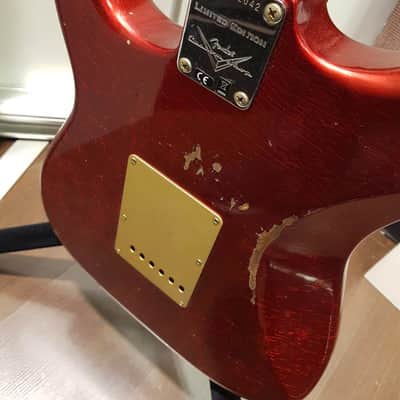 Fender Custom Shop Limited Edition Stratocaster Roasted "Big Head" Relic Aged Candy Apple Red image 18