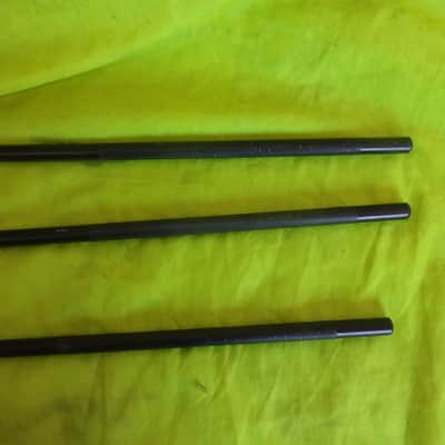Ludwig Questlove lot of 3 Floor Tom Legs black / ebony with scuffs scratches image 3