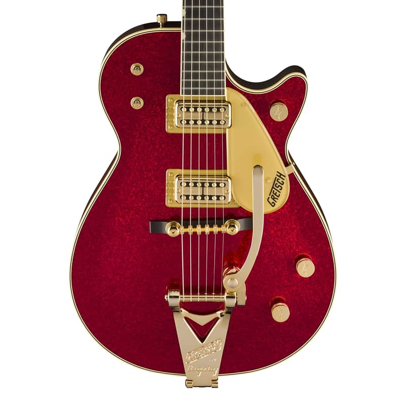 Used Gretsch G6129TG-59VS LTD ‘59 Red Sparkle Jet Electric Guitar - Red Sparkle image 1
