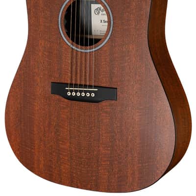 Martin D-X1E Acoustic Electric Guitar. HPL Mah/Mah w/SS image 1