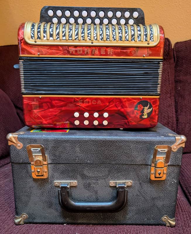 Hohner Erica 2-row button accordion in G/C