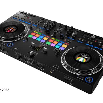 Pioneer DJ DDJ-REV7 Motorized DJ Controller for Serato Pro + 2 Gold Roland XLRs image 2