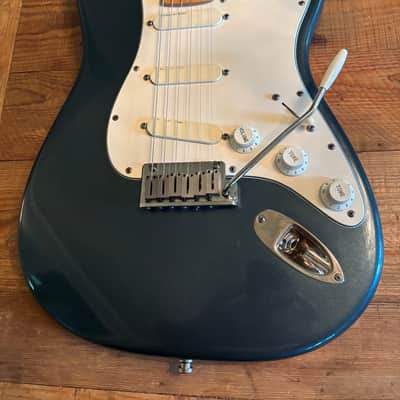 Fender Strat Plus Lace Sensors TBX Wilkinson Sperzels 7 LBS 1989 - Gun Metal Blue image 1